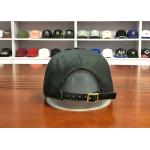 High quality customized flat brim metal rivet shose buckle 6panel snapback hats caps