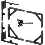 Anti Sag Gate Kit Heavy Duty Fence Gate Frame Kit Triangle Bracket for Structure Hanging for sale
