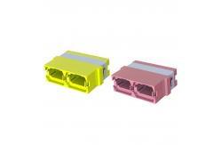 China High Precision Duplex MPO Fiber Optic Adapter For Fiber Cable Connection Component supplier
