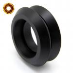 Black Acrylic Polycarbonate Round CNC Machining Plastic Parts For Auto