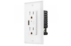 China Home Automation Wifi Controlled Power Outlet 15A 125V supplier
