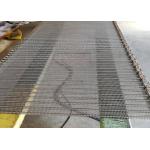Vegetables Washing And Drying 304 Stainless Steel Chain Mesh Conveyor Belt for sale