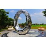 Artificial Style Outdoor Metal Sculpture , Abstract Outdoor Metal Art Sculpture for sale