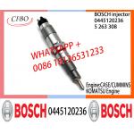 BOSCH 0445120236 5263308 Neutral Fuel Injector Assembly 0445120236 5263308 For CA-SE CUMMINS KOMATSU for sale