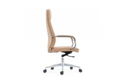 China High Back Leather Desk Swivel Chair 1 Position Tilting Mechanism supplier
