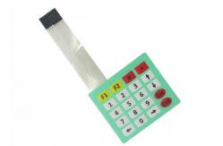 China 75 * 85mm Panel Membrane Matrix Keypad 18CM Length With 24 Months Warranty supplier