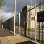 1.53m Height Double Wire Mesh Fence Spray Coated Galvanized Welded With Square Post for sale