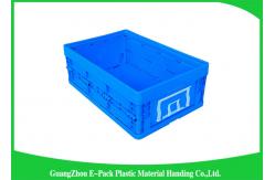 China Collapsible Plastic Stackable Containers / Virgin PP foldable plastic crates supplier