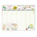 Horizontal Refrigerator Dry Erase Calendar Monthly Fridge Whiteboard Planner for sale