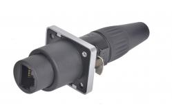 China RJ45 XLR Style Cable Connector Audio Microphone Connector RJ45-002 supplier