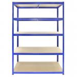 Steel Boltless Storage Rack Display Storage Equipment 5 Tier Steel Warehouse Shelving for sale