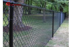 China PVC Coated Chain Link Fence Fabric , Diamond Welded Wire Fence 5x5cm Openning supplier