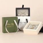 Rectangular Jewelry Packaging Box Elegant Presentation Package Recyclable for sale