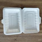 Eco Friendly 900ml Corn Starch Tableware Takeaway Food Container Biodegradable for sale