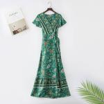 China Factory Wholesales SPRING WRAP DRESS manufacturer