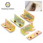 Thickened High Load Bearing Reinforced Iron Bed Hinge Heavy Duty Insert Type Fastener Furniture Bathroom Modern Bed Buckle for sale