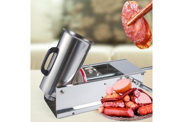 Stainless Steel Horizontal Sausage Filler Sausage Stuffing Machine 65 * 22 * 18cm