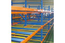 China Automation Equipment Carton Flow Rack , Warehouse Storage Gravity Flow Rack supplier