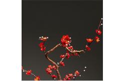 China High Simulation Artificial Prunus Mume Tree 70cm Height supplier