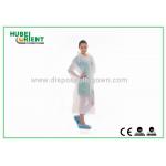 Waterproof Disposable PE Visitor Coat/Transparent Plastic PE Disposable Visitor Coats