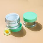 JXPACK high-quality 15ml/30ml/50ml/100mlPETG thick-walled transparent small-capacity cosmetic packaging plastic face cream cans, suitable for cosmetic hand cream and eye cream containers for sale