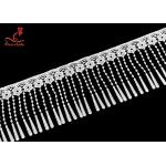 12cm Wide Polyester Guipure Lace Chemical Water Soluble Lace Trimmings for Garment Clothing Accessories for sale