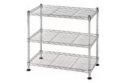 China 3 Tier Lightweight Home Wire Shelving Rack Unit Garage Storage Organizer supplier