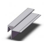 6060 / 6005 Aluminum Extrusion Corner Thin Wall With CNC Machining for sale