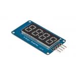 Four Bits LED Clock Display 4 Pins 42 * 24 * 12mm Level Control Interface 