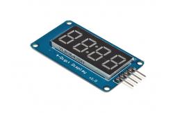China Four Bits LED Clock Display 4 Pins 42 * 24 * 12mm Level Control Interface  supplier