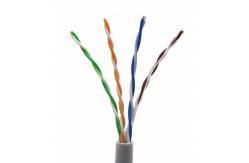 China Gray PVC 1000ft CAT5E Ethernet Cable Utp Bare Copper Ethernet Cable supplier