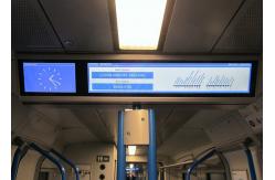 China Professional Electronic Passenger Information Display Audio Capability Available For Subway supplier