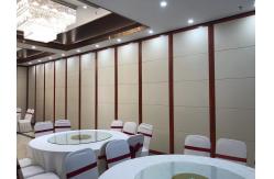 China Hotel Removable Wall Partitions Floor To Ceiling Sliding Aluminium Track System supplier