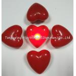 Heart Shaped Flashing LED Badges For Festival gifts or Party Flashing Items for sale