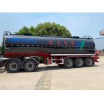 CIMC 3 axles Carbon Steel 40KL 36cbms Pavement Petroleum Asphalt Bitumen Palm Oil Fuel tank for sale