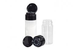 China Travel Cosmetic Glitter / Eye Shadow Powder Container Empty Loose Powder Bottle supplier