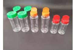 China Customizable Plastic Spice Jars Flip Top Cap Small Spice Containers For Camping supplier