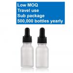 1 Oz Clear Glass Dropper Bottles OEM 2oz Dropper Bottles Screen Handling for sale
