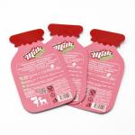 Custom Shaped Baby Shower Gel Pouch BPA Free Leak Proof Design