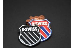 China Woven Fabric Heat Transfer Patches With Printed Silicone Logos supplier