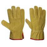 Flexible Durable Protection Cowhide Leather Safety Work Gloves for sale