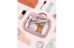 China Waterproof Durable Soft Large Cosmetic Toiletry Bag with Handle supplier