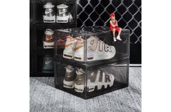 China DustProof Transparent Plastic Shoe Box Superposition Display Moisture Proof supplier