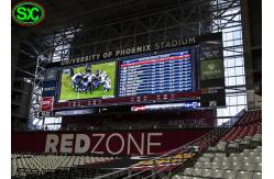 China P12 HD Digital Sport Live Led Stadium Display With Soft Protected Mask supplier