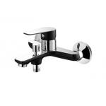 Brass Bathtub Tap Single-Lever Bath Shower Faucet half chrome half black for sale