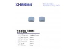 China round Strong Disk Magnets Permanent Magnet Ferrite For Fan Motor W1088H supplier
