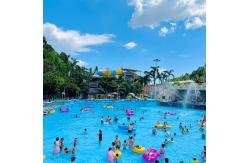 China Ancient Village Splash Park Playground Anti Authentic Fiberglass Pool Water Slide supplier