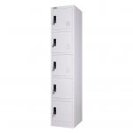 Cyber Lock Five Door Steel Locker Metal Employee Locker Gym Locker