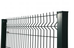 China Iron 3d V Mesh Curved Wire Mesh Fence Powder Coated supplier