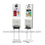 MG-215IA Floor Standing Advertising Display With Human Body IR Thermometer Temperature Instruments for sale